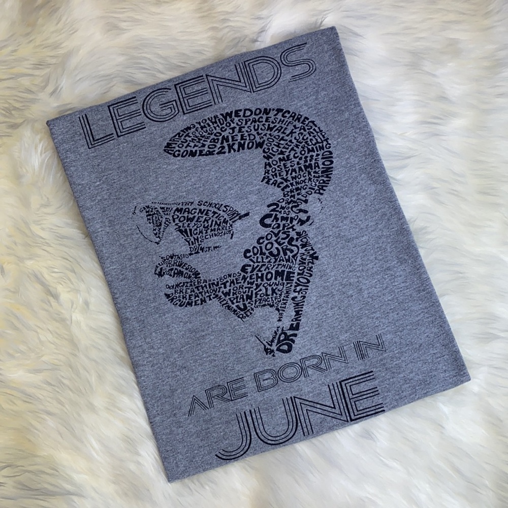 •zodiac• “LEGENDS ARE BORN IN JUNE” {heather gray} ♊️♋️ ‘Ye TEE - Picture 7 of 7